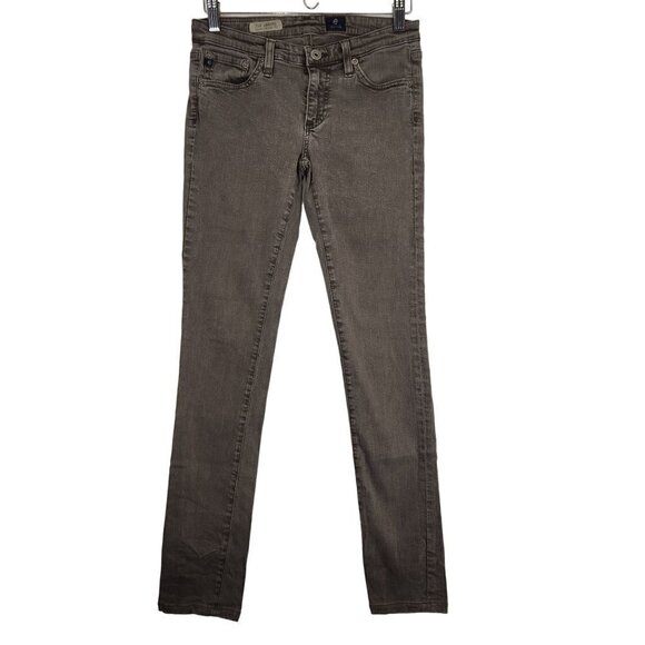 2/$30 AG Adriano Goldschmied Legging Super Skinny Jeans 26 Sulfur Dark Espresso - Picture 1 of 8